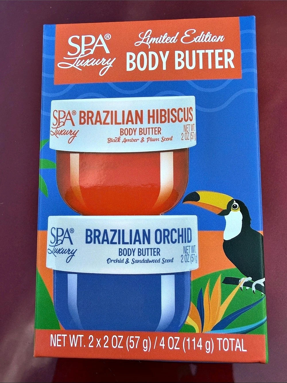 SPA Luxury Limited Edition Body Butter Duo Set (Brazilian Hibiscus & Brazilian